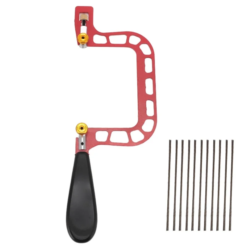 

Изогнутая пила для ювелирных работ, профессиональный набор инструментов для изготовления ювелирных изделий с 144 пильными полотнами для металла и дерева