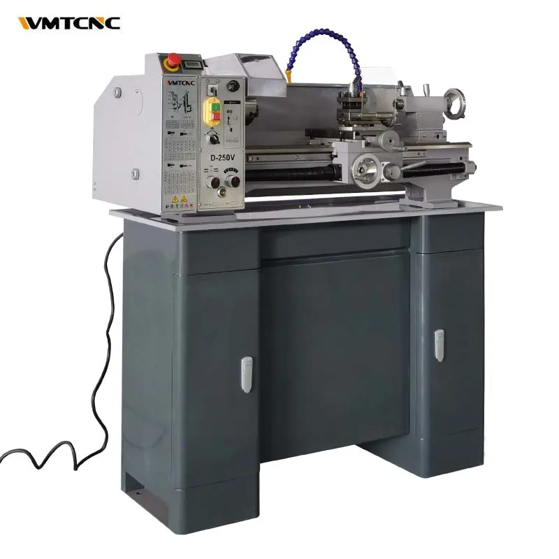 

Factory Sale D250V Light Duty Horizontal Small Manual Metal Lathe Machine Made in China for Sale