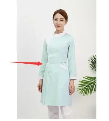 Nurse Clothing Medical Beauty Uniform Autumn Hospital Work Overalls Pink Gown