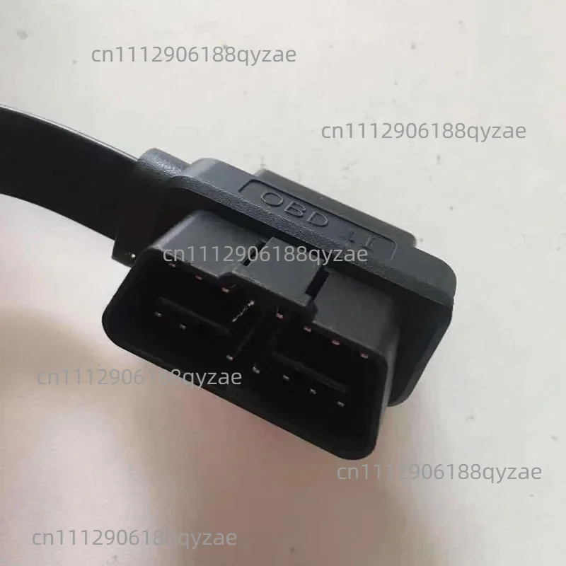 0.3    M car OBD2 male to female tee extension cable one point two full core fully electrified noodle flat cable
