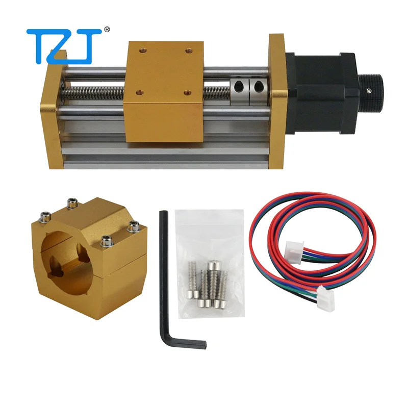 

TZT CNC3018plus Metal CNC Z Axis Stroke 60mm w/ Stepping Motor For 200W 300W 500W 800W 52mm Spindle