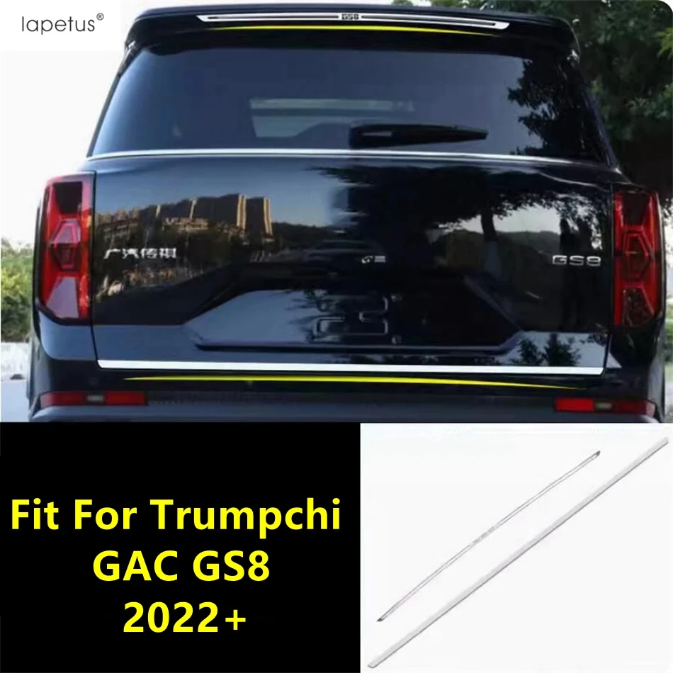 

Car Rear Door Trunk Strip Tailgate Decoration Styling Cover Trim For Trumpchi GAC GS8 2022 2023 Auto Metal Exterior Accessories