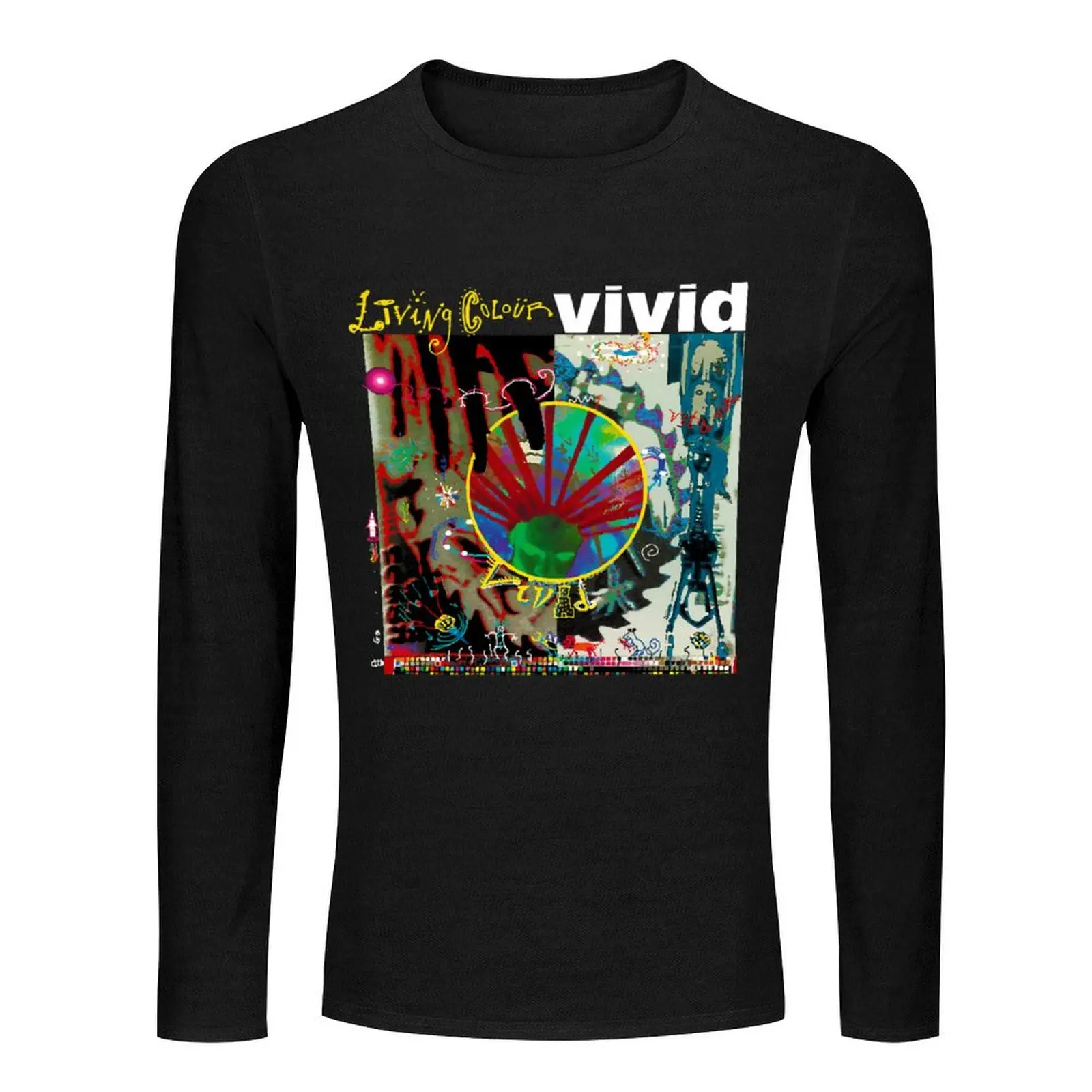 Living colour rock band legend vivid album Long T-Shirt quick drying shirt graphic t shirt anime clothes t shirts for men