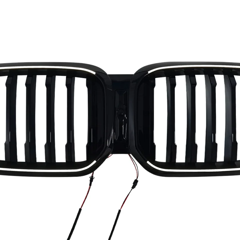 

Suitable for 2022 To 2024 For BMW X3/X4 G01 G02 G08 M40i 20i 30i LCI Front Bumper Grill Grid With Lights Lamp LED Grille By ABS
