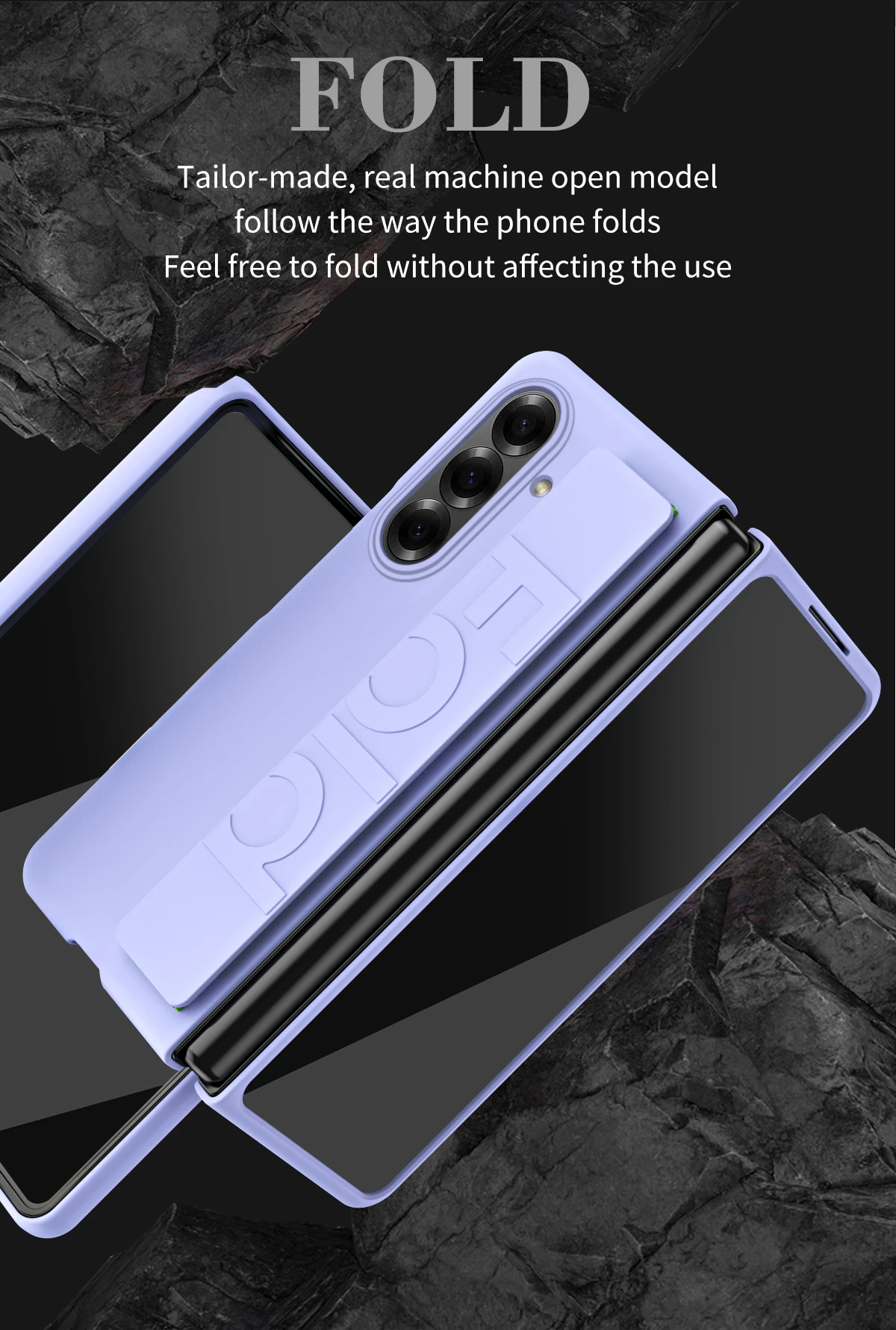 

High Quality Phone Case For Samsung Galaxy Z Fold 7 6 5 4 3, with Elastic wristband Back Protective Cover Shell ,NO Glass Film