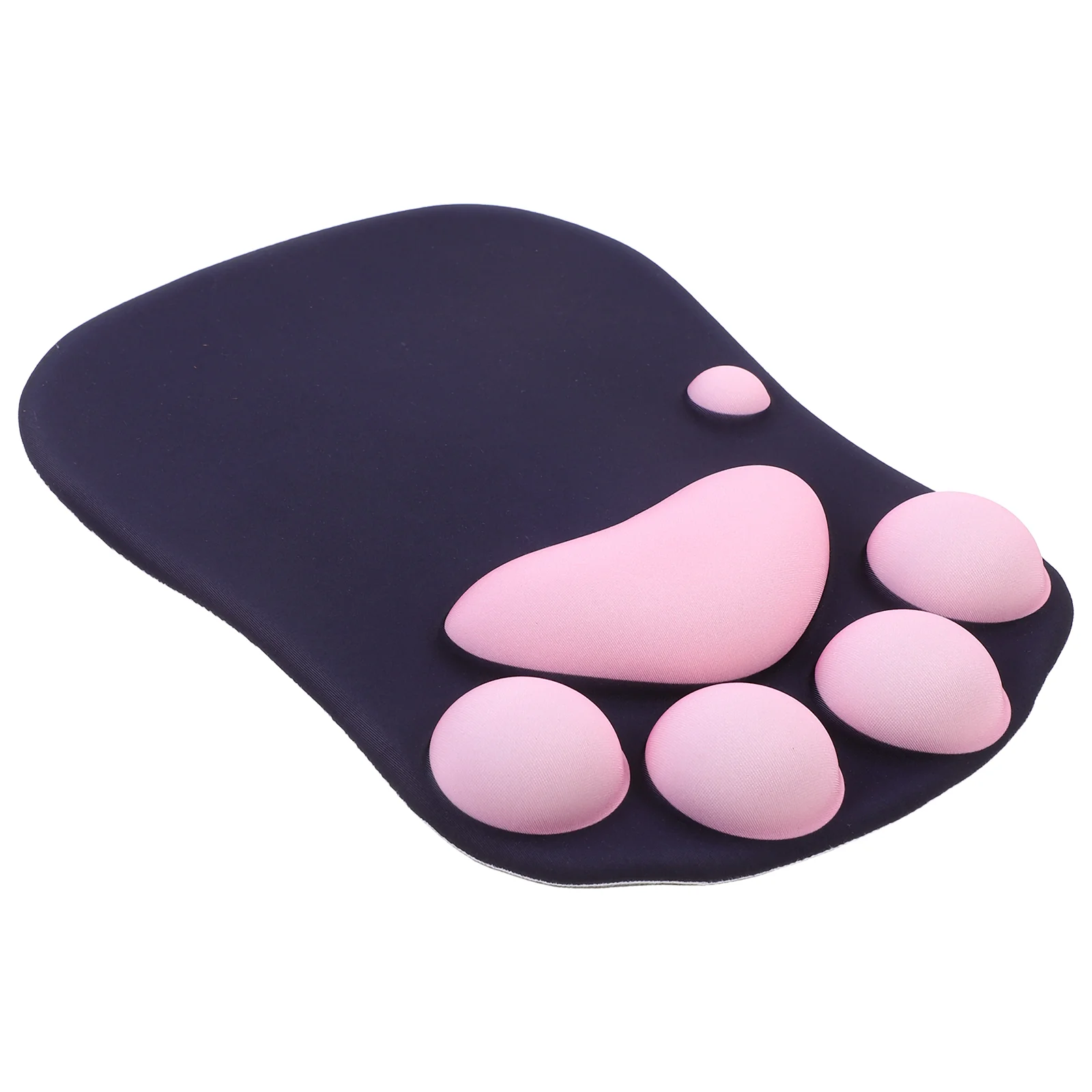 

Mouse Pad Gaming with Wrist Support Kawaii Desk Accessories Computer Cute Laptop Cat Paw Rubber