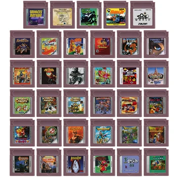 Cartuccia di giochi GBC Scheda console per videogiochi a 16 bit Castlevania Dragon Warrior Metroid Harvest Moon Shantae per regalo per i fan retrò