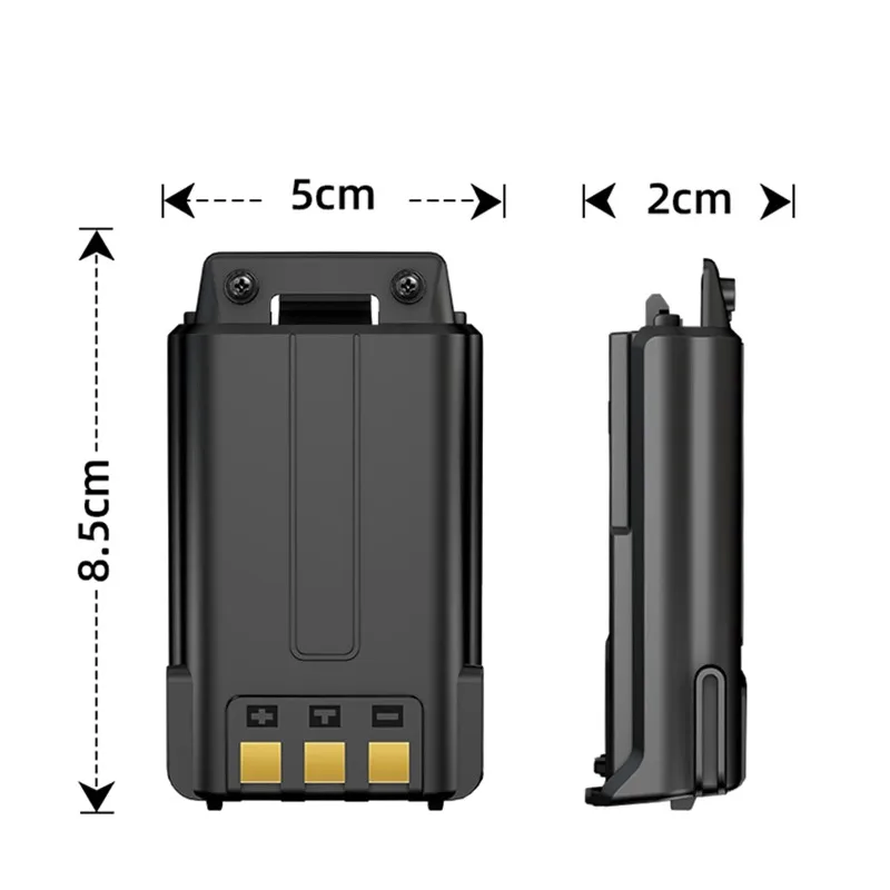 New Extended Thickened 3800mAh Type‑C Battery BL‑5 For Baofeng UV‑5R UV‑5RE UV‑5RA UV‑5RB Two Way Walkie Talkie Spare Accessory