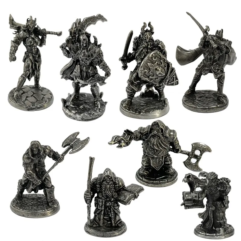 Middeleeuwen Legioen Wraith Soldaten Modellen Beeldjes Miniaturen Metalen Koperen Heren Geschenken Desktop Ornamenten Decoraties Ambachten