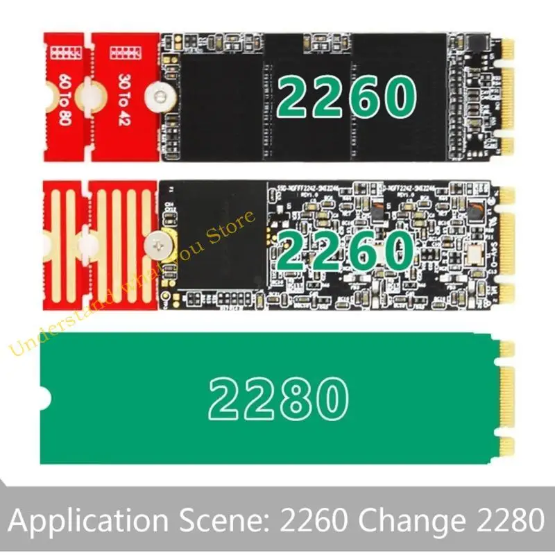 

J60A Connectors M2PLUS NGFF NVME for M.2 Extended Transfer for 2230, 2242, for M.2 2260, Aircraft 2280