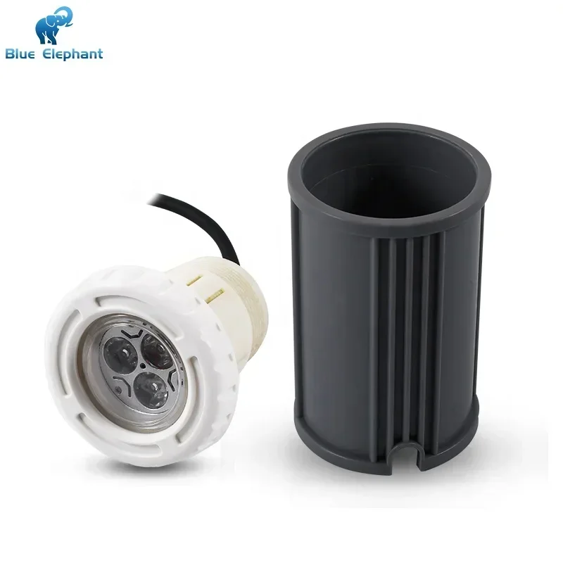 2025IP68 6W Recessed mini size 115*95mm LED Under water lamp Remote Control Led Pool Light