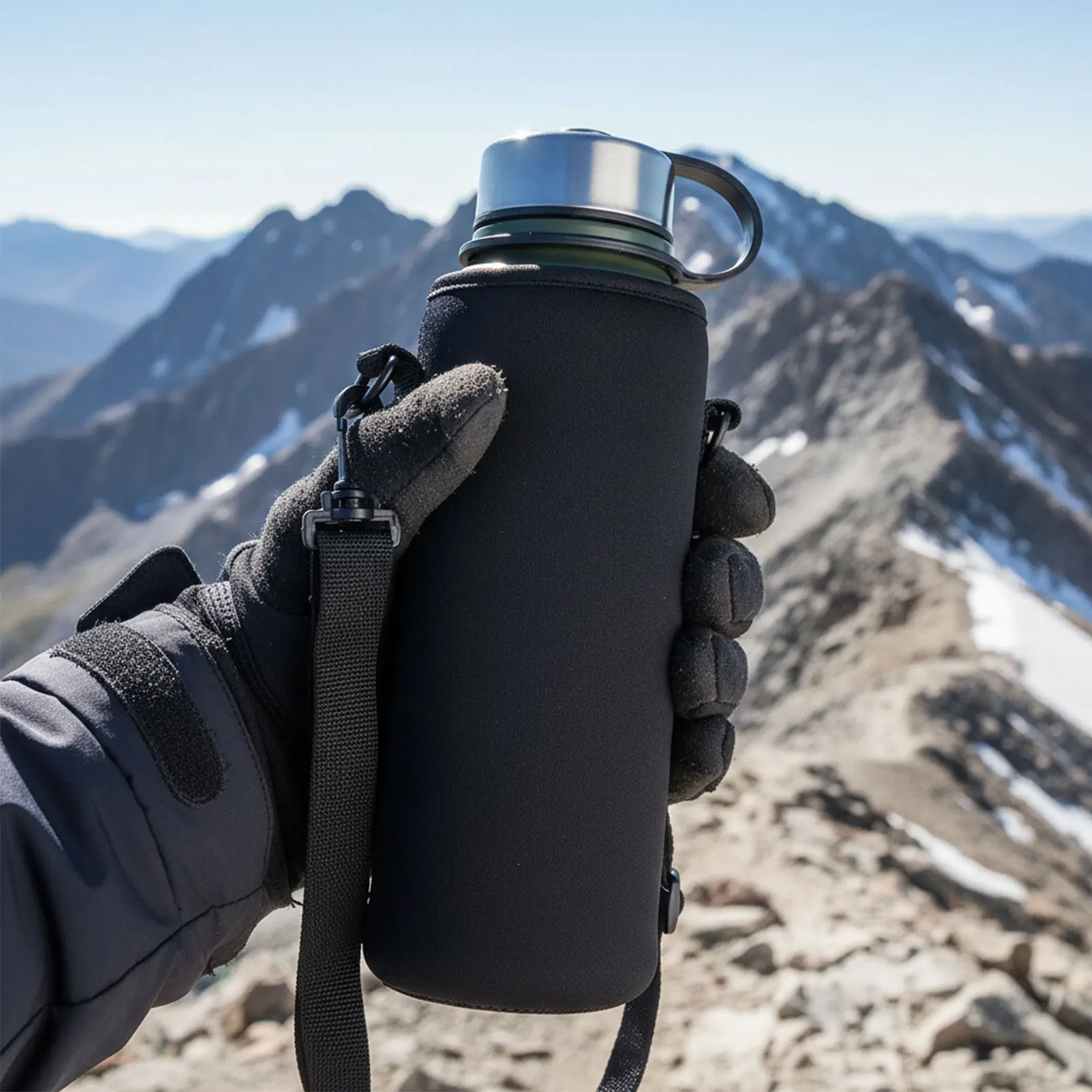 Simple Insulation Bottle Cover Lightweight Thermal Tea Cup Cover Heat-Insulating Tumbler Sleeve for Outdoor Travel Camping