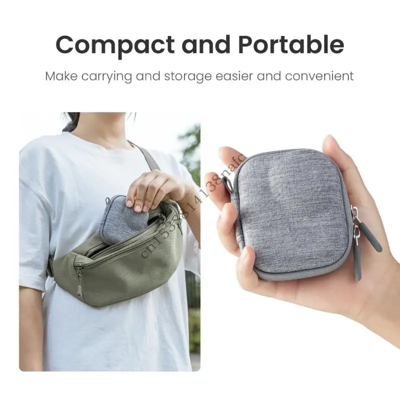 594F حقيبة ملحقات الكاميرا EVA المقاومة للصدمات، حقيبة تنظيم السفر المحمولة لكاميرات الحركة والأدوات الصغيرة #5