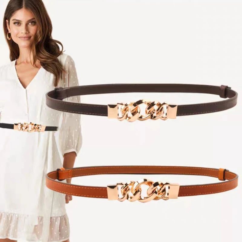 

Women's Retro Super Good Elastic Belt Fashion High-quality Black Classic Style Belt Popular Trend Cool Belt for All Cloths