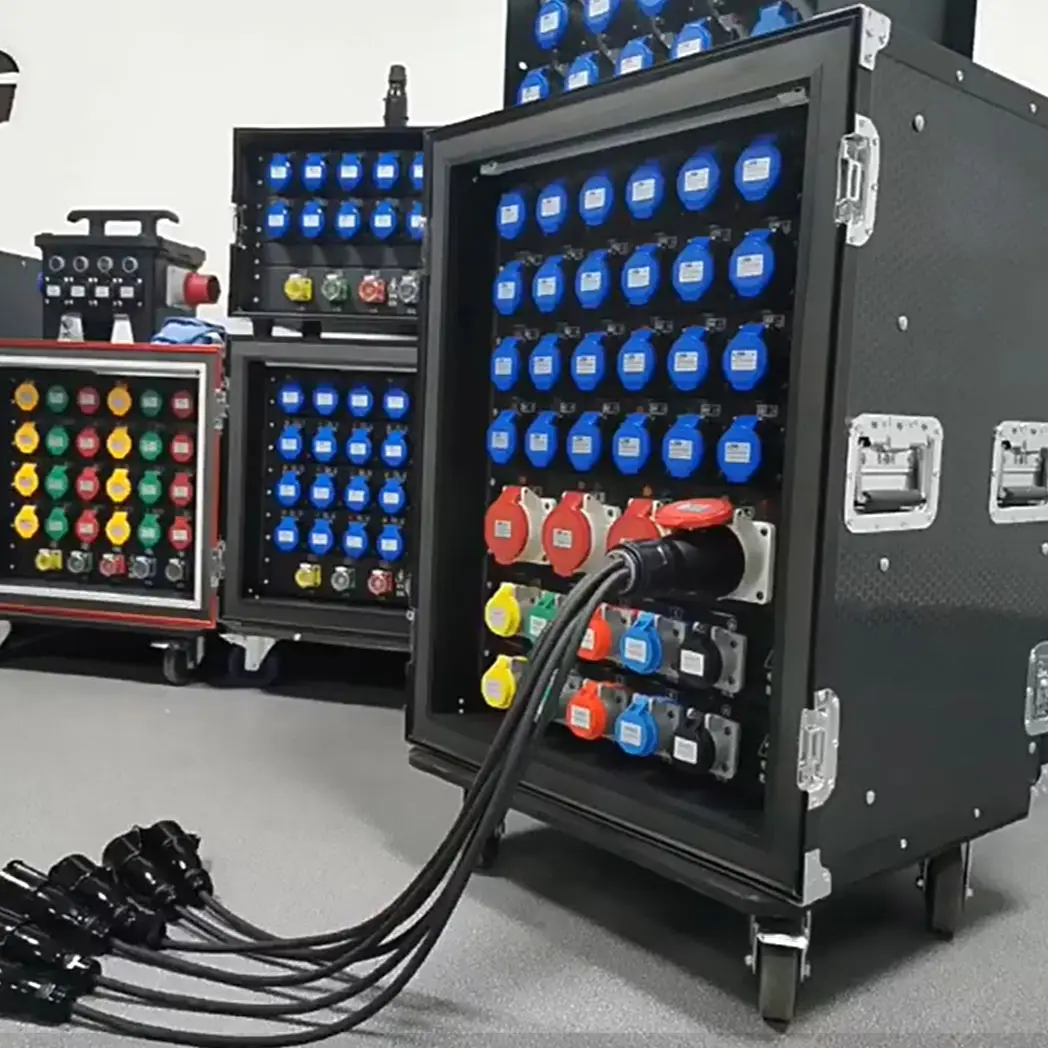 

OEM Offered New Style Stage 63A 380V DJ Equipment Lighting Electrical Power Distribution Box
