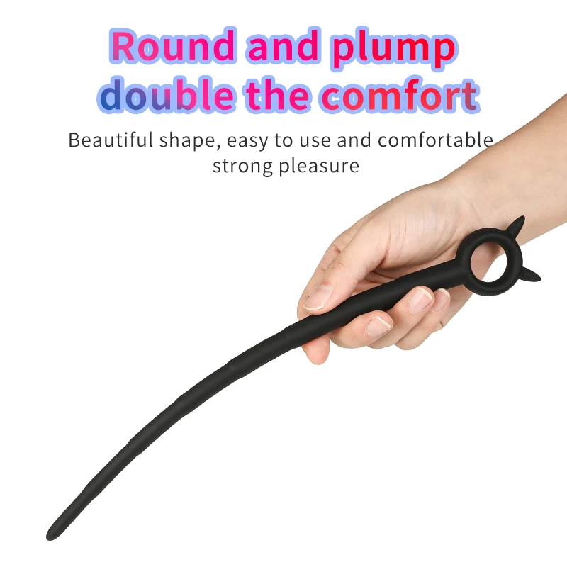 Silicone Horse Eye Urethral Sounding Catheter Bead Penis Plug Stimulate Male Sex Toy Dilator Urethra Bead Penis Stimulate - view 3