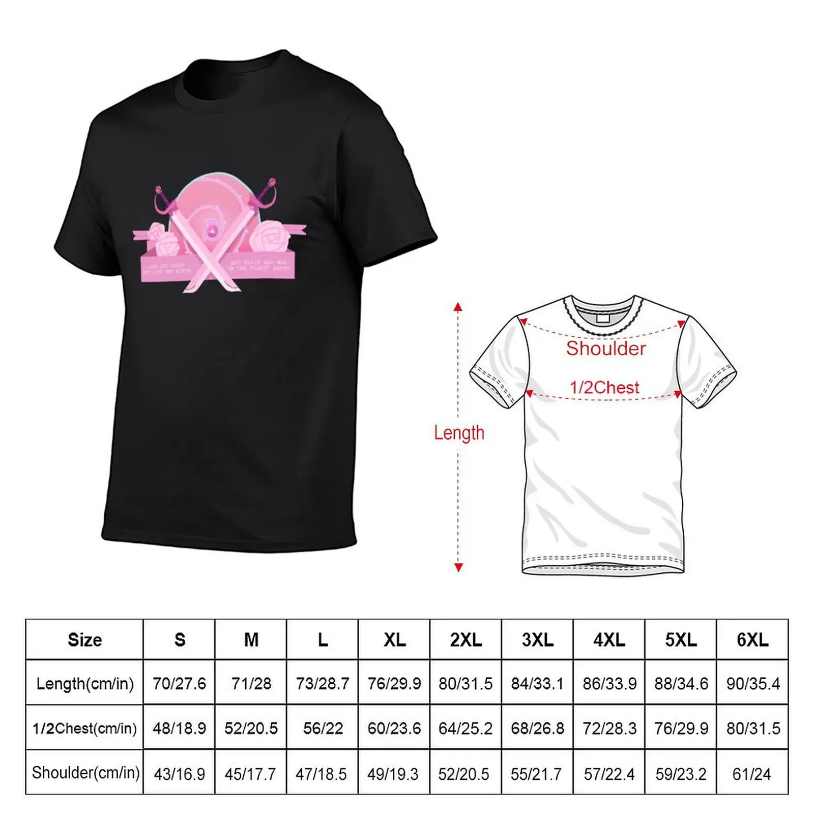 Steven Universe - Rose Quartz T-Shirt shirts graphic tees vintage clothes sweat plain black t shirts men