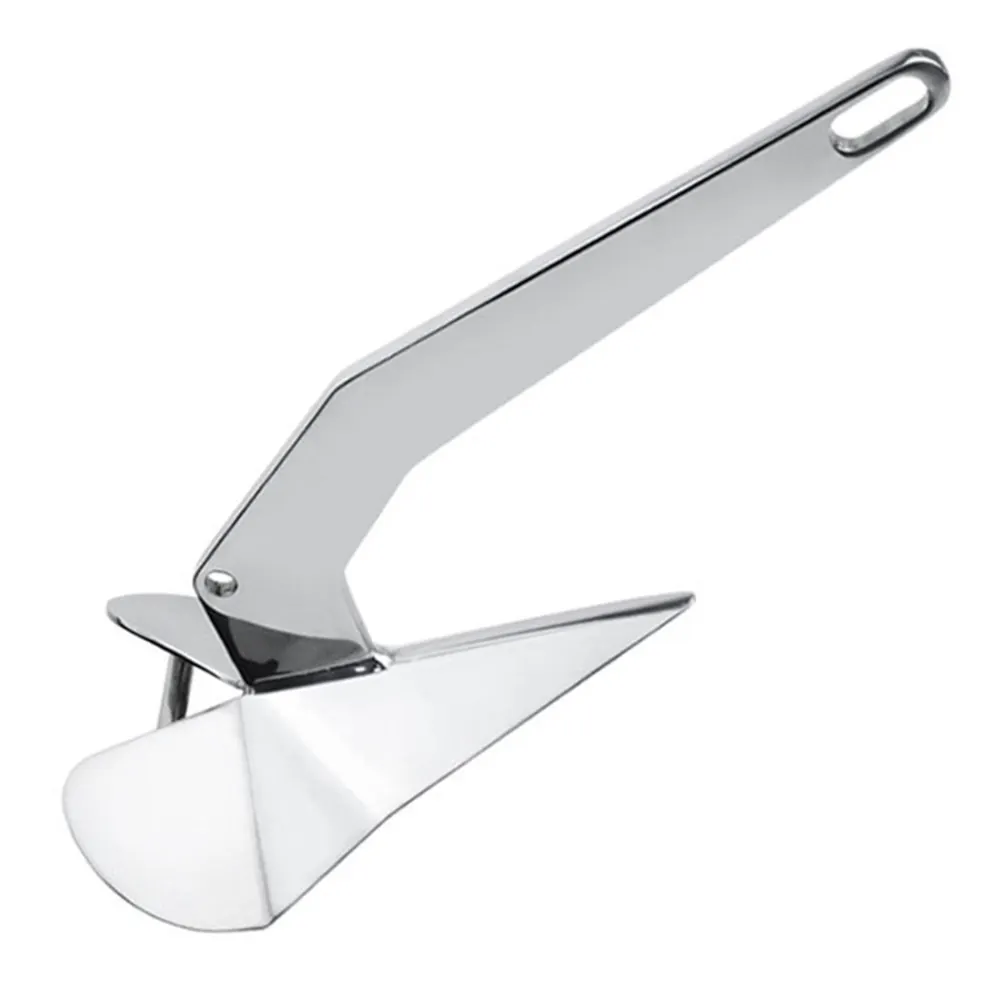 1/3/5KG Delta Anchor 316 Stainless Steel High Holding Force Boat Anchor for Yacht Speedboat Sailboat Marine Hardware