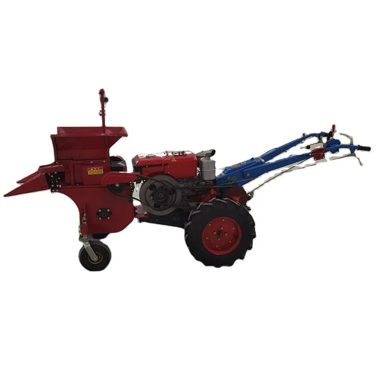 Walking Tractor Mounted Mini Reaper Multifunctional Farm Implement Cutter-Windrower Corn Straw Harvester