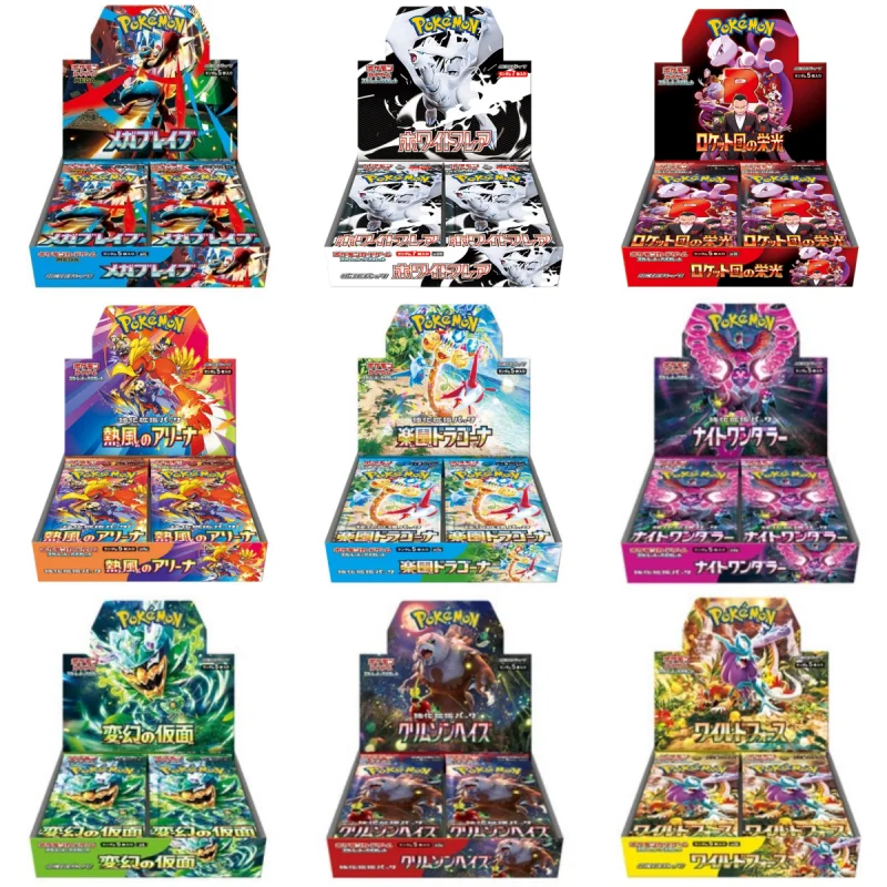 

2025 Genuine Pokemon Card Game Ptcg Japanese Edition Sv1v Sv1a Sv2d Sv2p Sv2a 151 Sv3 Sv3a M1L MEGA Supplementary Package Box
