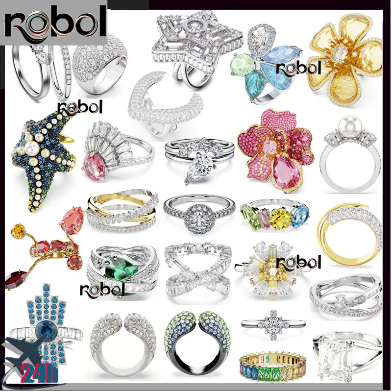 

Множество стилей, новое серебряное высококачественное кольцо 2025 года, цветное нишевое ювелирное изделие с цирконом и жемчугом на тему океана