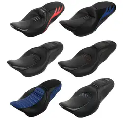 Motorcycle Rider Driver Passenger Seat For Harley Touring Road King Street Glide Electra Glide 2009-2023