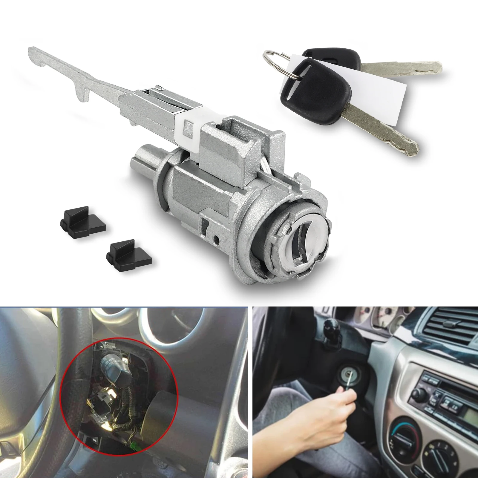 Stacyjka z wkładką i 2 kluczyki do Honda Accord Civic CR-V Element Odyssey Pilot Acura MDX RDX TL TSX ZDX 06351-TE0-A11
