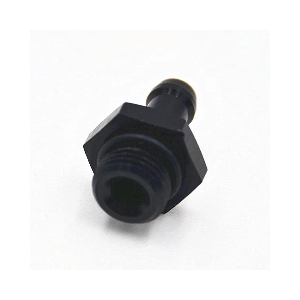 

Black AN6 ORB 5/16 Hose Barb Adapter Fitting With O Ring Fuel Pressure Regulator Connector