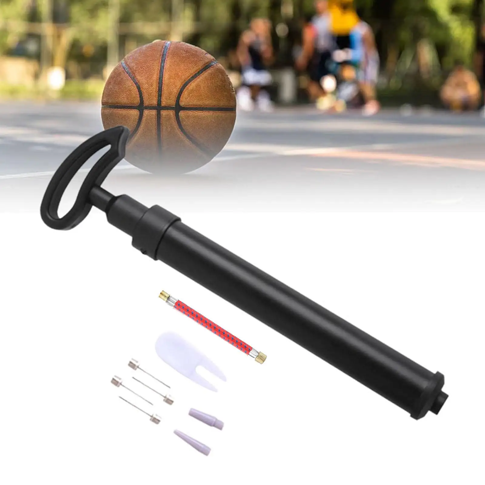 Ball Pump Kit Manual Pump Inflation Accessories Inflator Hand Pump Air Pump for Basketball Water Ball Volleyball Swim Soccer