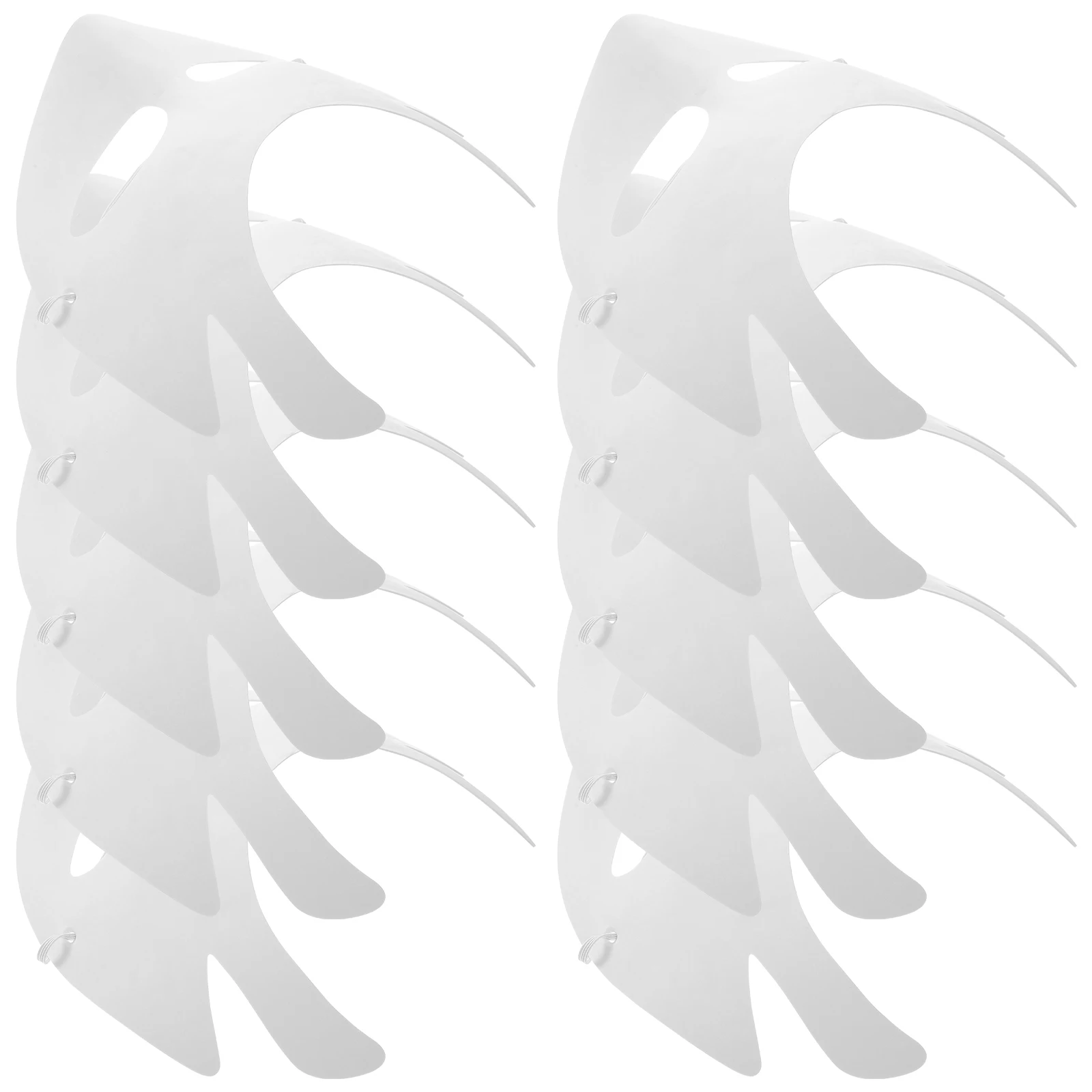 

10 Pcs Blank Masks White Masquerade DIY Paper Unfinished Decorative Party Accessories Carnival Costumes H made Crafts