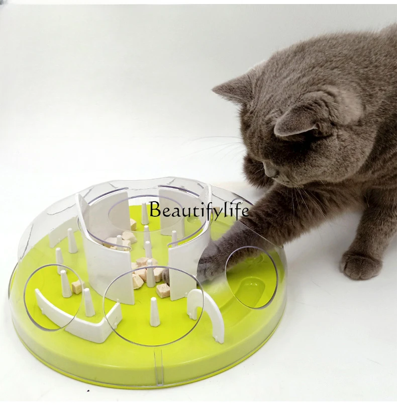 Cat Educational Toys Leakage Food Feeder Self-Hi Relieving Stuffy Artifact