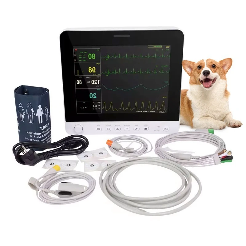 Veterinary Pet Touch Screen Portable Animal Vet ICU Vital Signs Monitor Multiparametro Veterinarios for Animal Care and Supplies