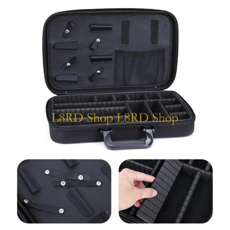 L8RD Practical Hair Styling Box For Everyday Use And Travel Dryer Curler And Straightener Barber Supplies Carryling Case