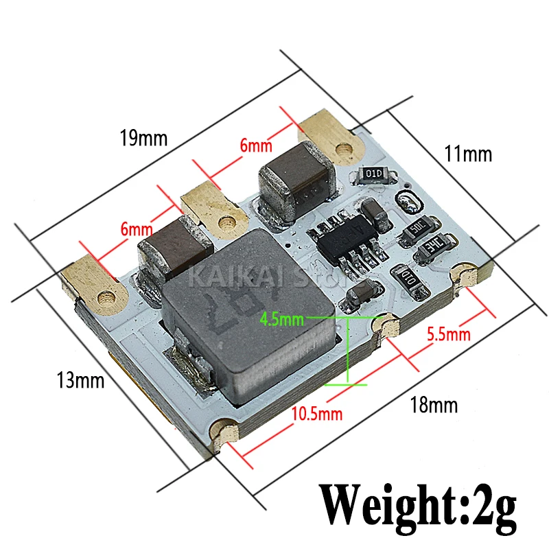 降圧電力レギュレーターモジュール,DC-DC v-16v 9v 12v〜5v 4.5v,3.3v,98% v,電力制御