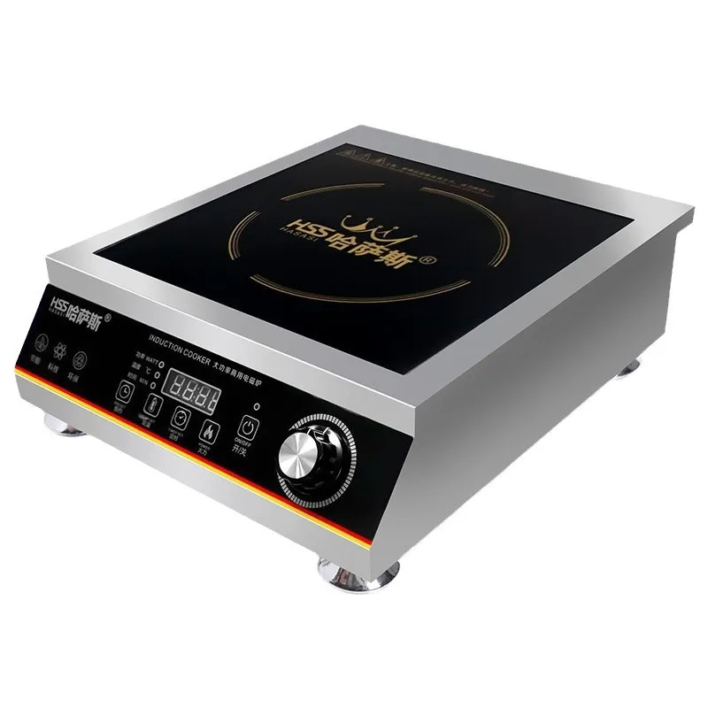 

Household induction cooker Hotel kitchen equipment Stainless steel flat frying stove Electromagnetic cooker