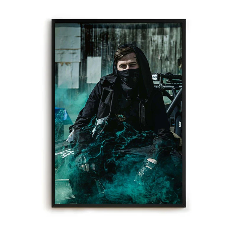 DJ Posters Alan Walker Paintings on the Wall Decor Poster Decorative Pictures for Living Room Canvas Home Decorations Decoration