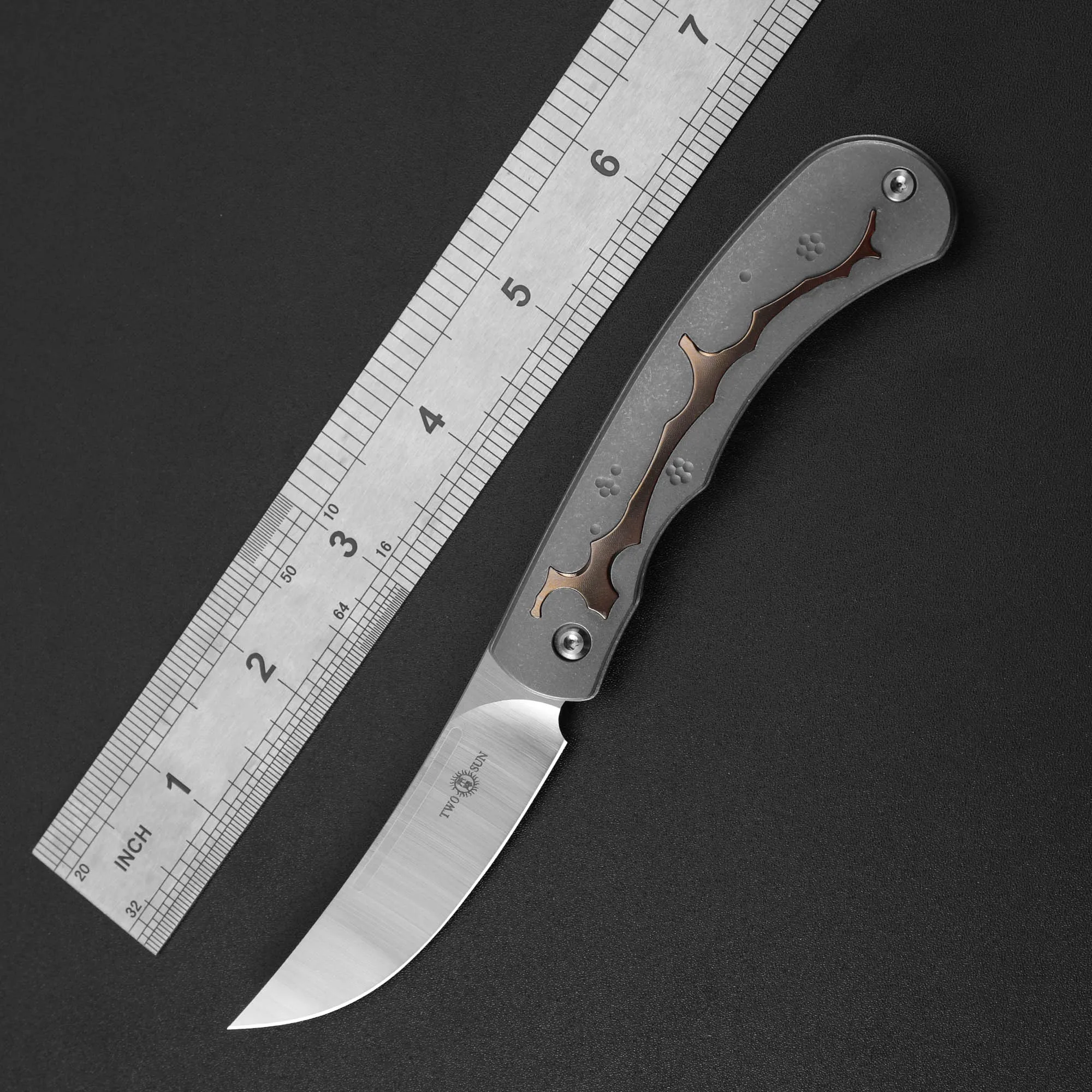 

TWOSUN TS315 High Pocket Folding Knife Pocket Knife M390 Steel Blade Titanium Handle Outdoor Camping Multitool Tool Hand Tools