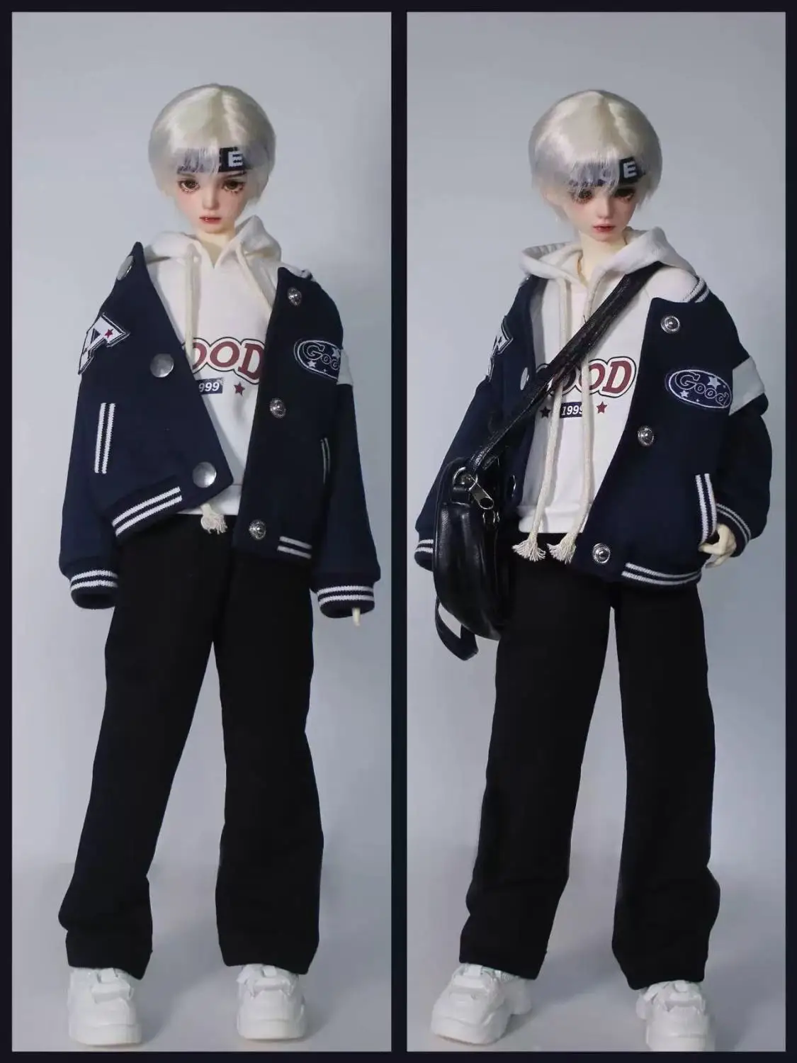 ชุดเสื้อผ้าตุ๊กตา 1/4 ใหม่ สำหรับตุ๊กตา BJD ขนาด 45 ซม. ชุดเบสบอลน่ารัก ชุดแต่งตัวเด็กผู้หญิง ของเล่นบ้านตุ๊กตา อุปกรณ์เสริมตุ๊กตา (ไม่รวมตุ๊กตา)