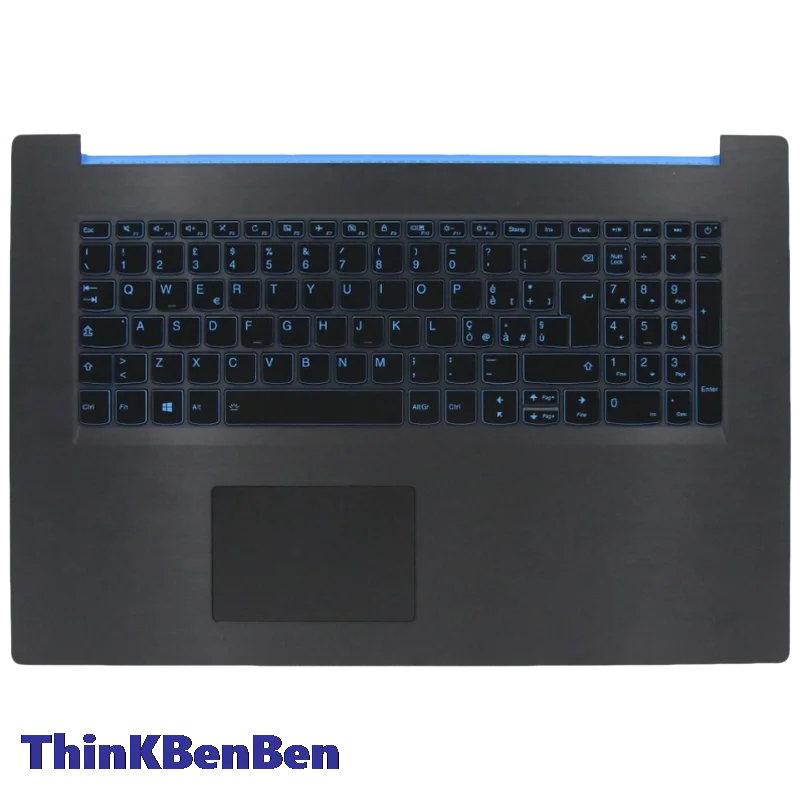 IT Italian Black Keyboard Upper Case Palmrest Shell Cover For Lenovo Ideapad L340 17 17IRH Gaming 5CB0U42811