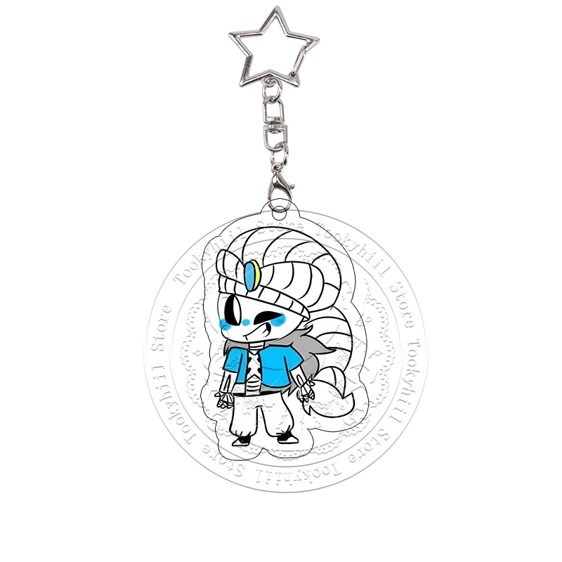 Undertale Acryl-Schlüsselanhänger Frisk Undyne Napstablook Cross Sans Anime Cartoon Spiel Sammlung Taschenanhänger Geburtstagsgeschenk – Detail 12