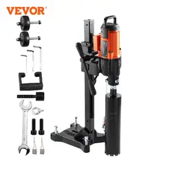 VEVOR 2500W 750RPM Diamond Core Drill Machine Concrete Core Drill Rig Casters Electric Concrete Core Drilling Machine