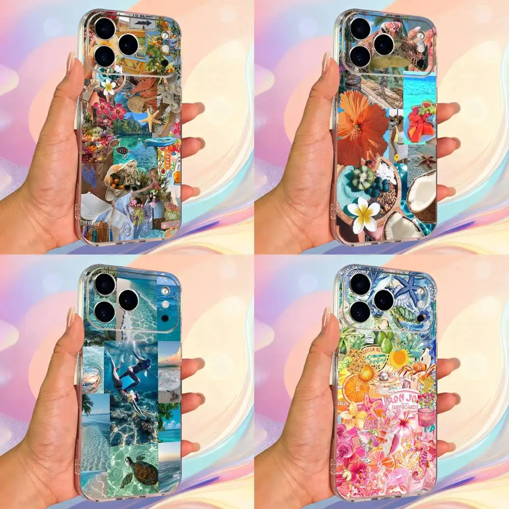 

Wine Glass Ocean Lemon For iPhone 12,Mini,16,X,13,XR,15,Pro,17,Plus,11,Max,14,SE,XS,Transparent Soft Cover Case