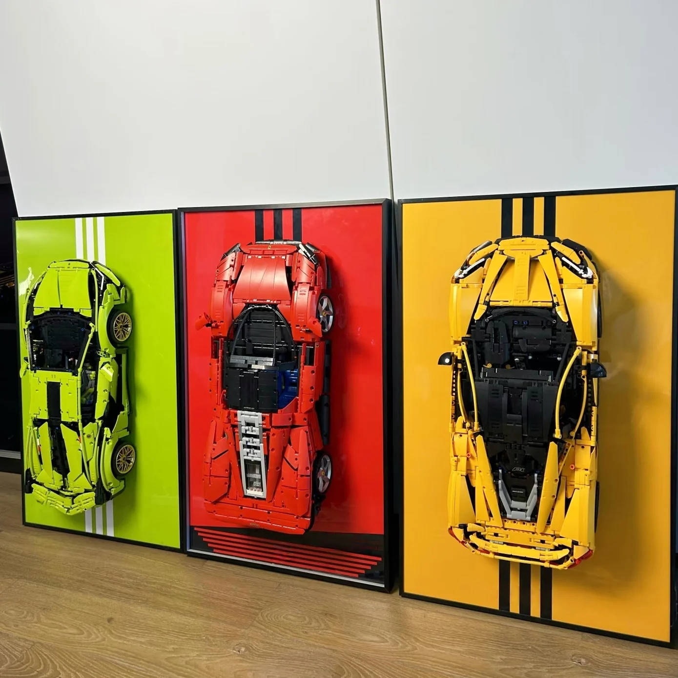 NEW Display Wallboard Suitable for LEGO 42172 McLaren P1 Technic building block car model Wall Mount Display box Photo Frame view 2