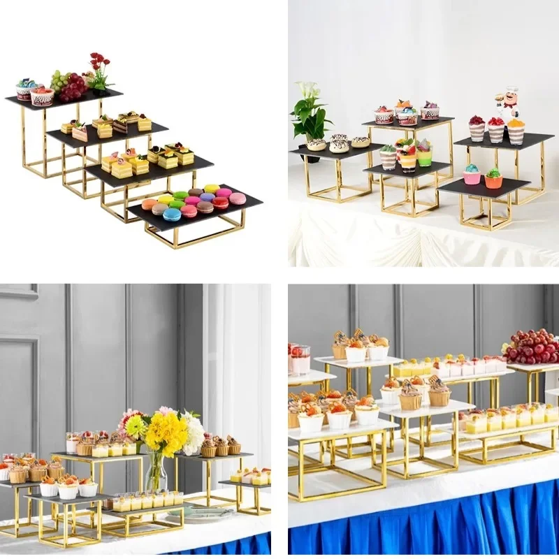 

Birthday Home Buffet Candy Pan Banquet Tea Break Trays Rack Dessert Table Cake Holder Wedding Cupcake Snack Bread Flower Stand