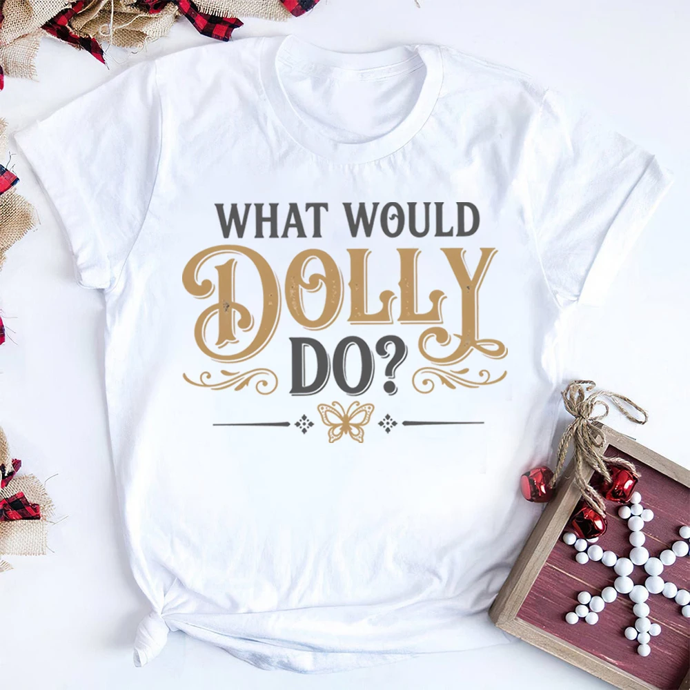 What Would Dolly Do Shirt Retro Country Music Graphic Tee Nashville Concert Outfit Music Legend Tribute Gift Cool Cowgirls Tops