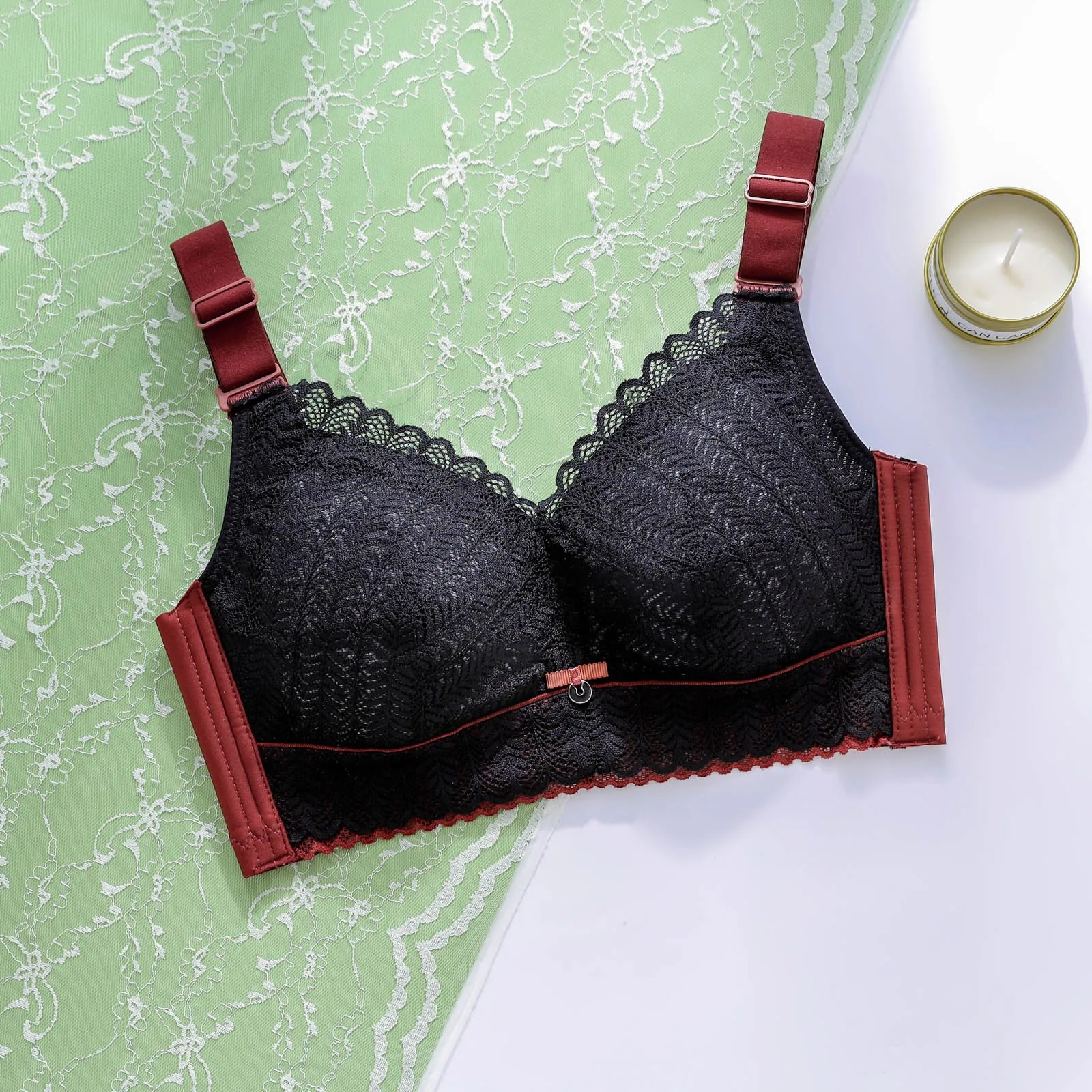 

Women's Bra Female Lingerie Lace Bra Women Underwear Push Up Bra Backless Bra Embroidery Bras for Women Big Size Sexy Bra Tops