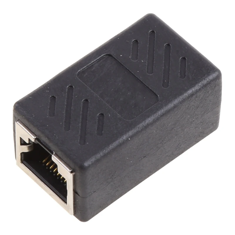 RJ45 LAN Connector Adapter Coupler LAN Extension Shielded Connectors Broadband Ethernet Net Cable Joiner Plug