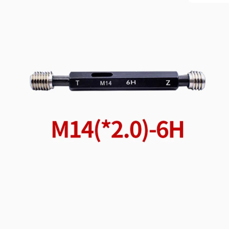 1PCS Steel Mer-cury Gage Fine Thread Plug Gauge M11 M12 M14 M16 M18 M20 M22 M24 M26 M28 M30 - M60 Thread Distance 1