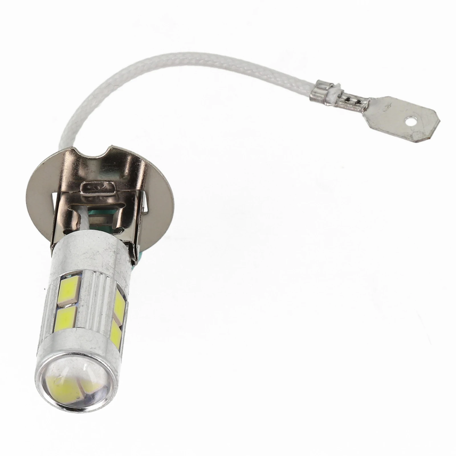 2 ชิ้น H3 50W 6000K 1200Lumens ​   หลอดไฟ LED รถยนต์กําลังสูง White COB Led Technoloty LED Chip Car Light Gadgets อายุการใช้งานยาวนาน