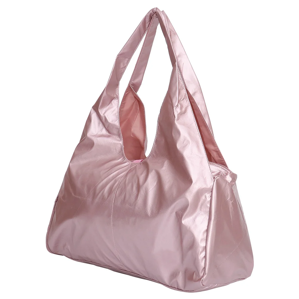 Blue Waterproof Large Capacity Travel Shoulder Bag Gym Fitness Yoga Bag with Shoes Compartment Dry Wet Separation for Sports